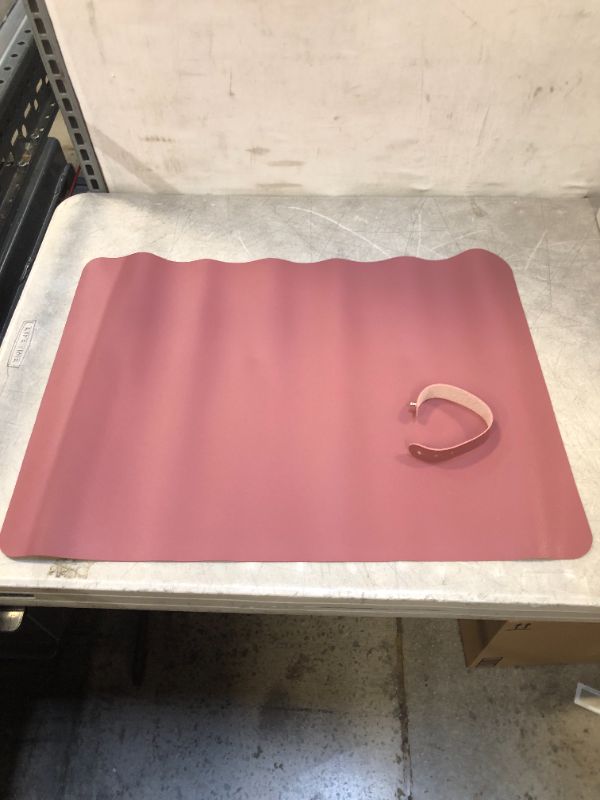 Photo 2 of DARK PINK 24 INCH BY 17 INCH DESK PAD 