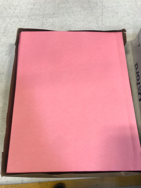 Photo 2 of Oxford Twin-Pocket Folders pink