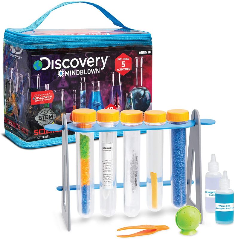 Photo 1 of Discovery Kids Test Tubes Science 19-Piece Kit with 5 Educational Experiments
