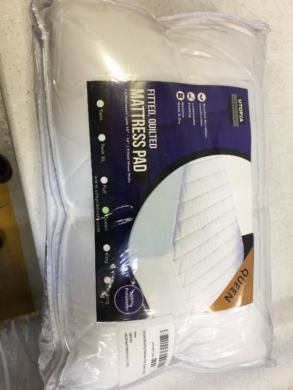 Photo 3 of Bedding Quilted Fitted Mattress Pad Queen