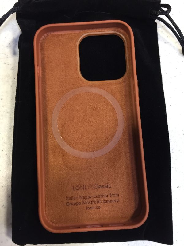 Photo 4 of  iPhone 13 Pro Leather Case Caramel
