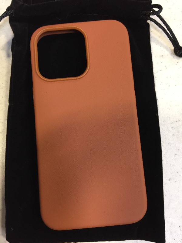 Photo 3 of  iPhone 13 Pro Leather Case Caramel
