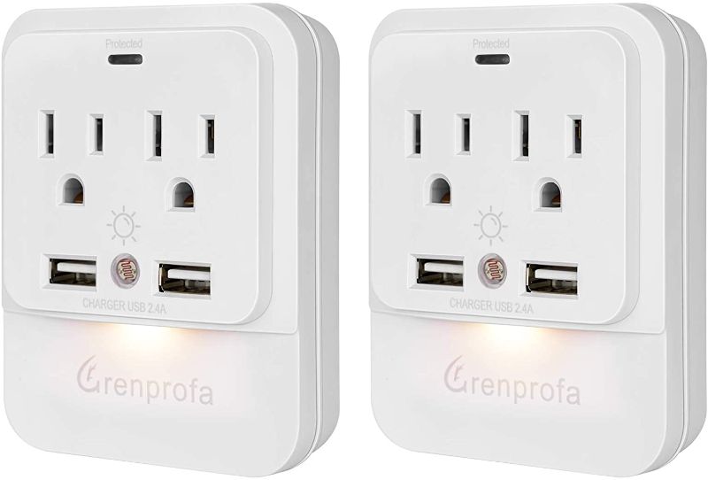 Photo 3 of 2 Pack Grenprofa USB Wall Outlet