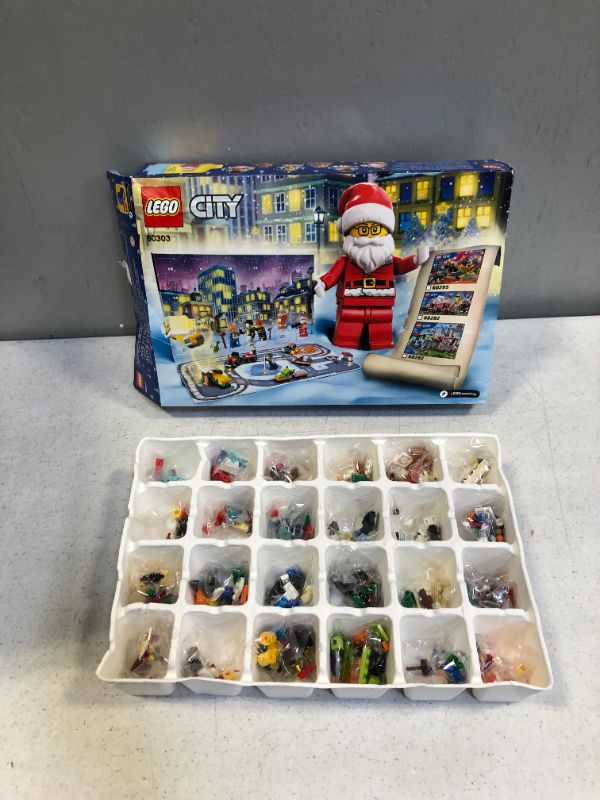 Photo 2 of LEGO City Advent Calendar 60303 Building Kit; Includes City Play Mat; Best Christmas Toys for Kids; New 2021 (349 Pieces)