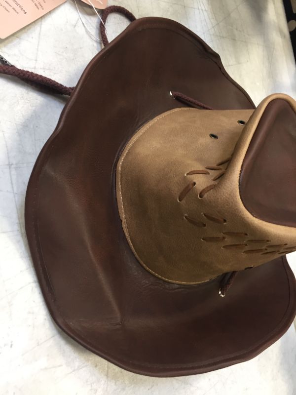 Photo 3 of  Australian Cowboy Hats Style Durable Leather Hat