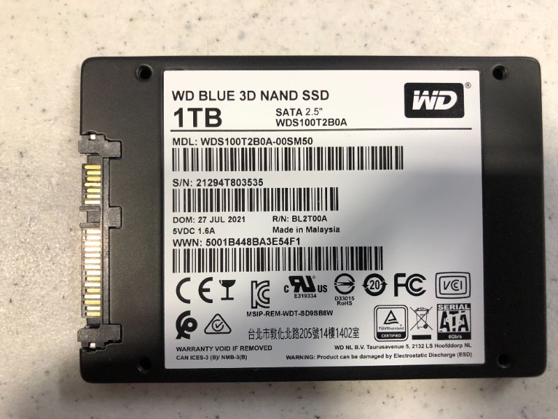 Photo 1 of Western Digital Internal PC SSD