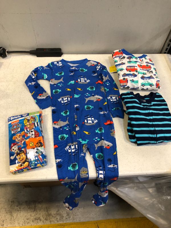 Photo 3 of Boys pajamas 3pack and underwear 