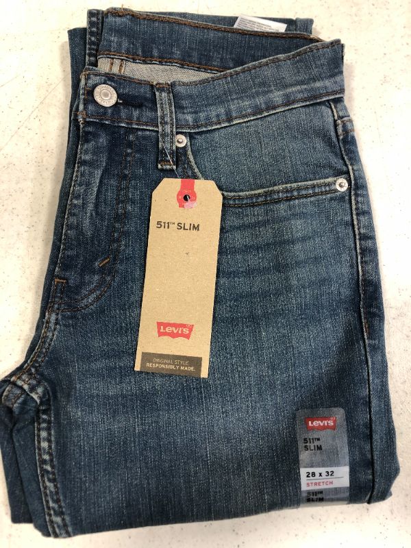 Photo 1 of Levi's Men's 511 Slim Fit Jean 28x32
