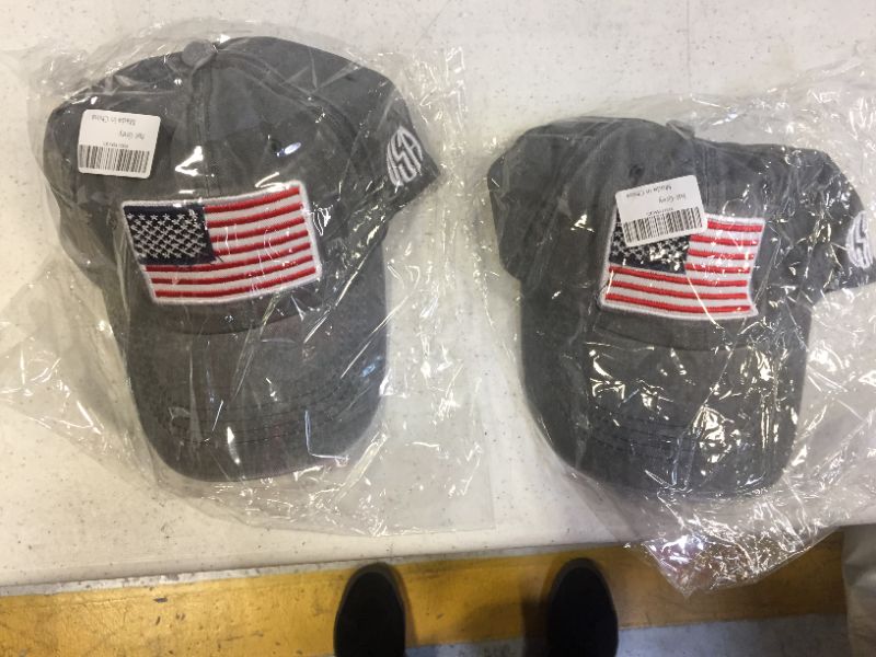 Photo 1 of 2 American USA grey hat