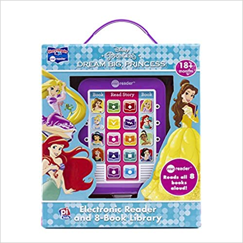 Photo 1 of Disney Princess Ariel, Rapunzel, Belle, and More!- Dream Big Princess Me Reader and 8-Book Library - PI Kids Hardcover 
