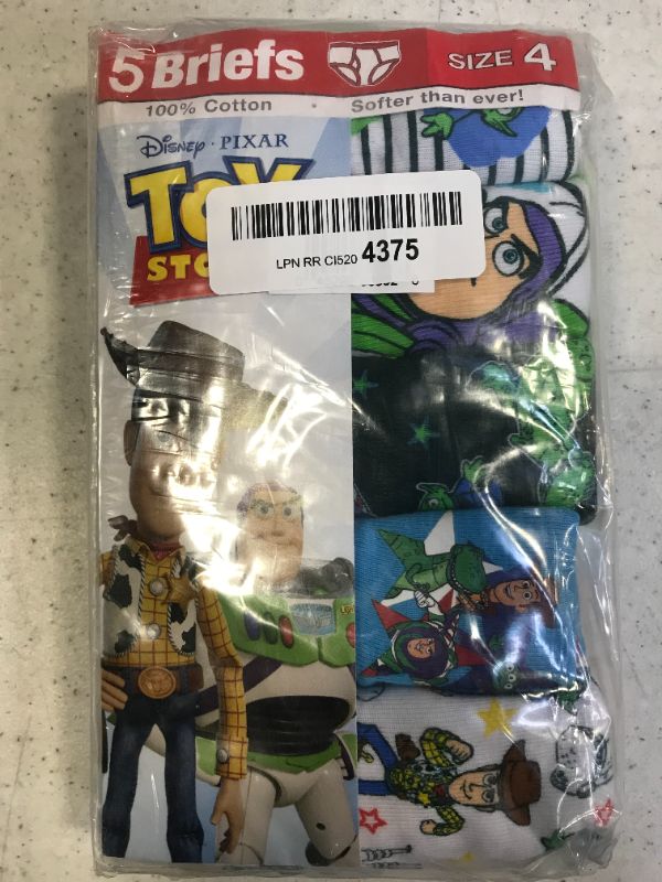 Photo 1 of Disney Boys' Toy Story Brief Multipack Size 4
