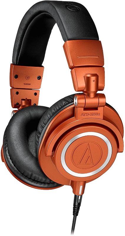 Photo 1 of Audio-Technica ATH-M50XMO Professional Monitor Headphones, Metallic Orange

