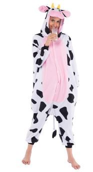 Photo 1 of Adult Small cute cow onesie costume 
