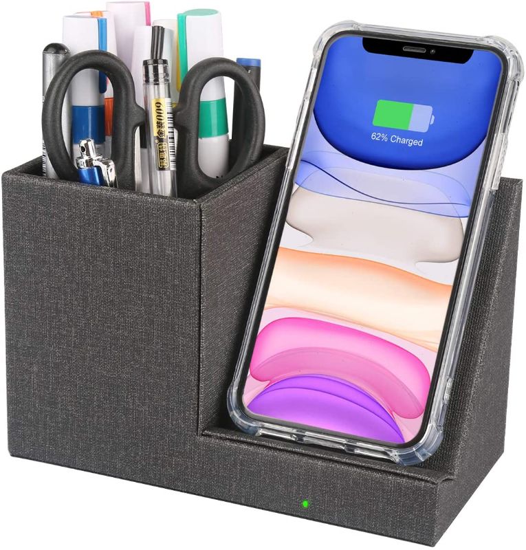 Photo 2 of Fast Wireless Charger Desk Stand Organizer