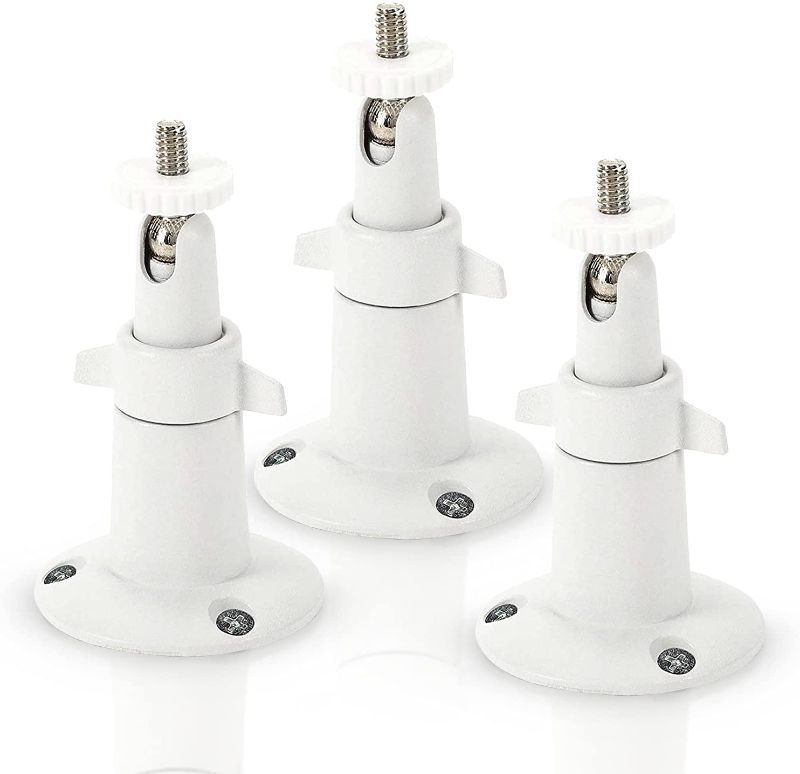 Photo 1 of Adjustable Metal Wall Mount Compatible with Blink XT2/XT/Outdoor Cam (White, 3-Pack)
