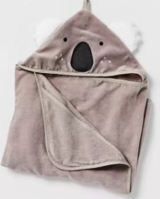 Photo 1 of 25"x50" Koala Hooded Towel - Pillowfort™
