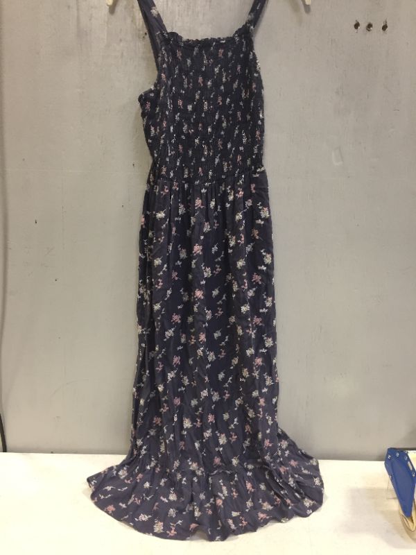 Photo 1 of extra small floral blue grey dress