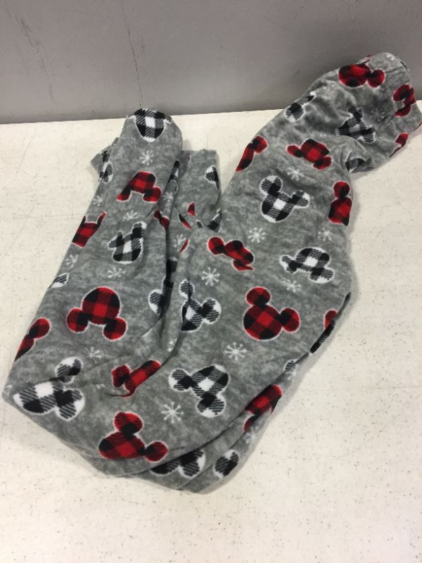 Photo 2 of Men's Holiday Mickey Mouse Fleece Matching Family Pajama Pants - Gray
m