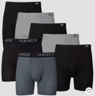 Photo 1 of Hanes Men's 5pk+2 Comfort Soft Waistband Boxer Briefs - Colors May Vary
1 missing
L, 1 XL