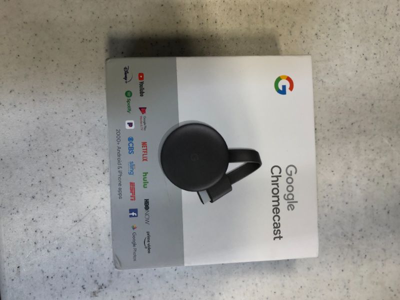 Photo 2 of Google Chromecast - Charcoal (3rd Generation)
