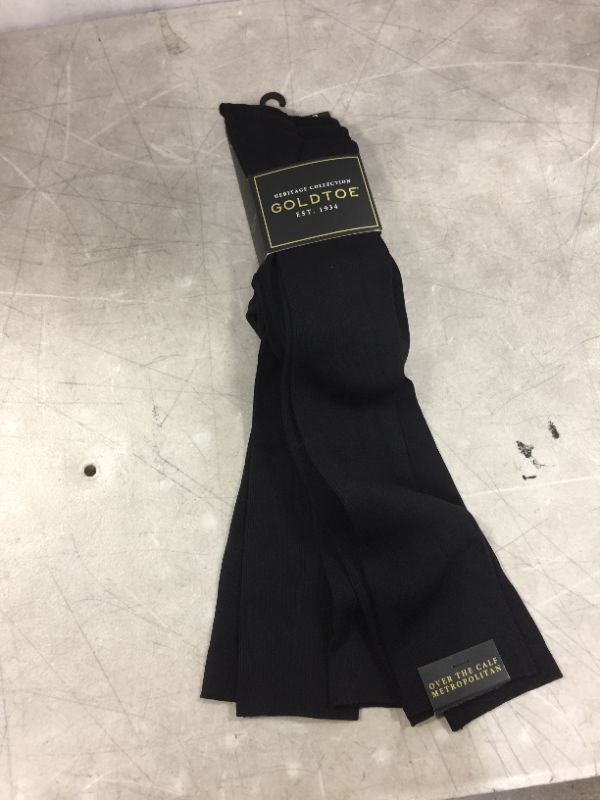 Photo 2 of Gold Toe Men's Metropolitan Over-The-Calf Dress Socks, 3-Pairs
