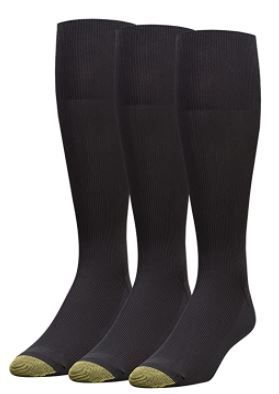 Photo 1 of Gold Toe Men's Metropolitan Over-The-Calf Dress Socks, 3-Pairs
