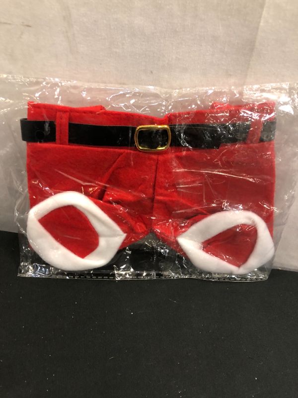 Photo 2 of  Christmas Candy Bag, Creative Santa Claus Red Wine Bag.