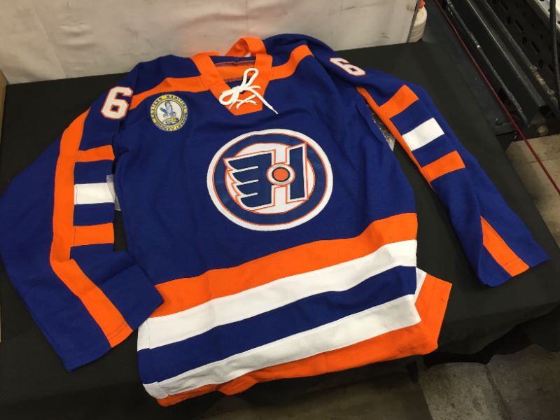 Photo 2 of boriz Doug Glatt Halifax Hockey Jersey Includes EMHL and A Patches Stitch Size pt 2 size Medium