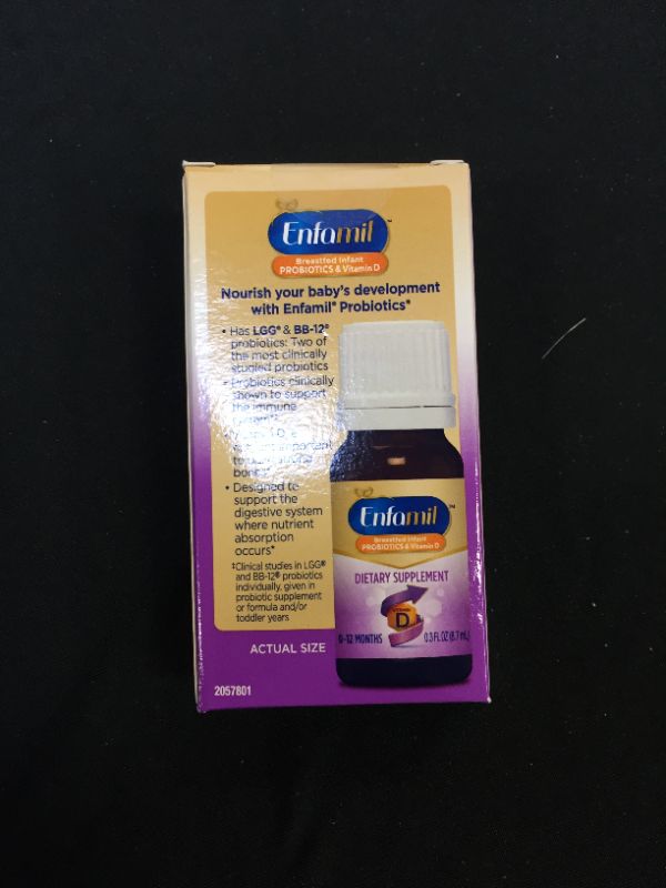 Photo 2 of Enfamil Breastfed Infant Probiotics & Vitamin D Dual Probiotics, 8.7mL best by 03/08/2022