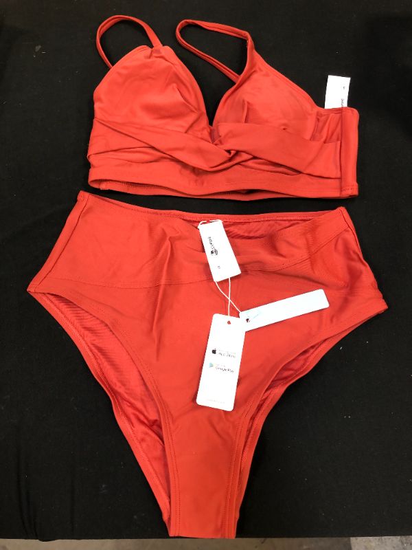 Photo 2 of Marsala Twist High Waisted Bikini Small