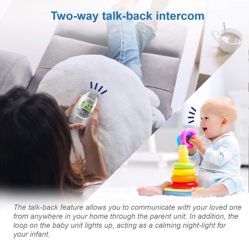 Photo 1 of VTech DM221 Audio Baby Monitor with up to 1