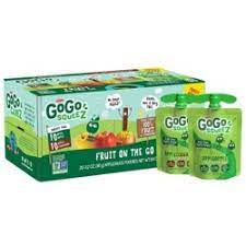 Photo 1 of GoGo squeeZ Applesauce, Variety Apple/Banana/Strawberry - 3.2oz/20ct
Exp---01-11-2022