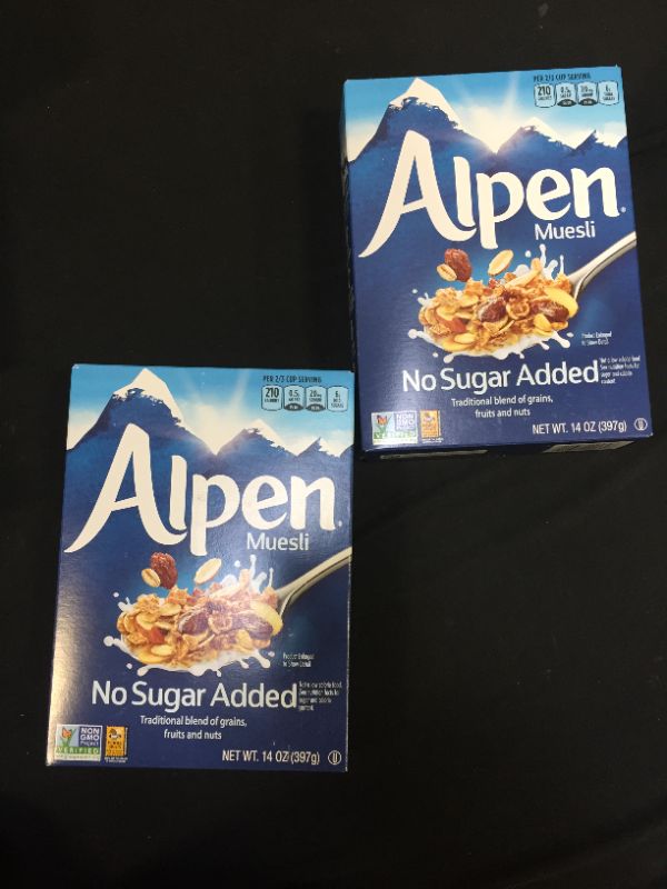 Photo 1 of 2pack   Alpen - Cereal - Organic No Added Sugar 14.00 oz   Feb---01-2022
