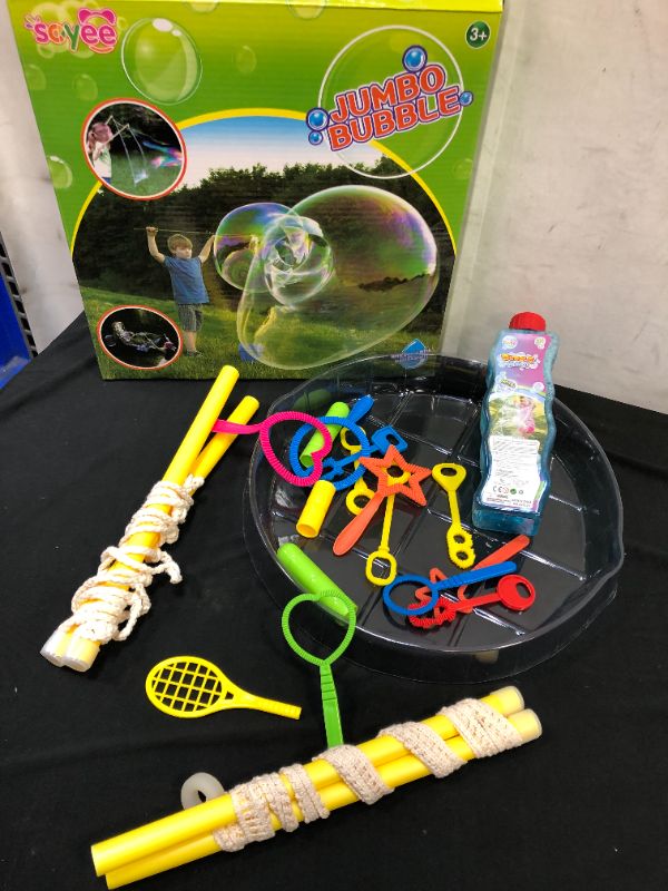 Photo 1 of jumbo bubble wands set