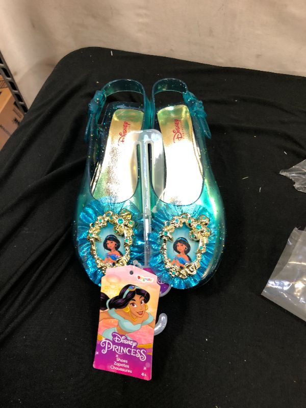 Photo 2 of Disguise DG59288 Girls Disney Jasmine Sparkle Shoes
size One Size