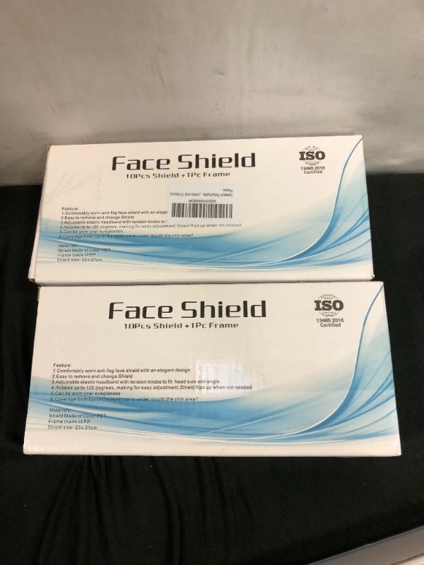 Photo 2 of Airgoesin Adult or Children Eyewear Detachable Face Shield Anti Fog for Home or Clinic 1 Frames and 10 Visors (Protection from Droplets and Saliva with Reusable Visors, Anti-Fog 2 pack 