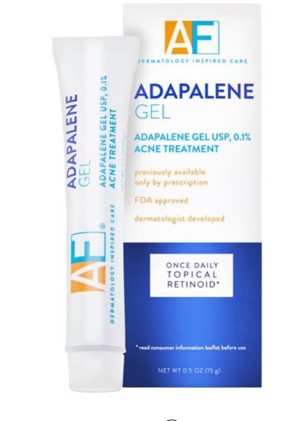 Photo 1 of AcneFree Adapalene Gel 0.1% Once-Daily Retinoid Acne Treatment, 0.5 oz  exp 02-2022