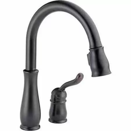 Photo 1 of Delta 978-rb-dst Leland Single Handle Pull-down Kitchen Faucet Venetian Bronze
