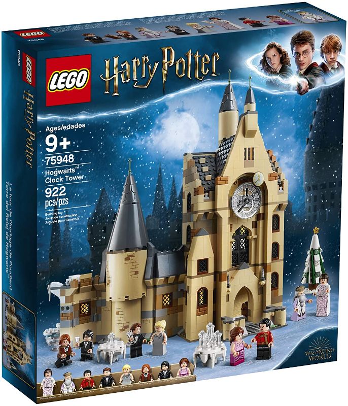 Photo 1 of LEGO Harry Potter Hogwarts Clock Tower 75948 Build and Play Tower Set with Harry Potter Minifigures, Popular Harry Potter Gift and Playset with Ron Weasley, Hermione Granger and More (922 Pieces)
