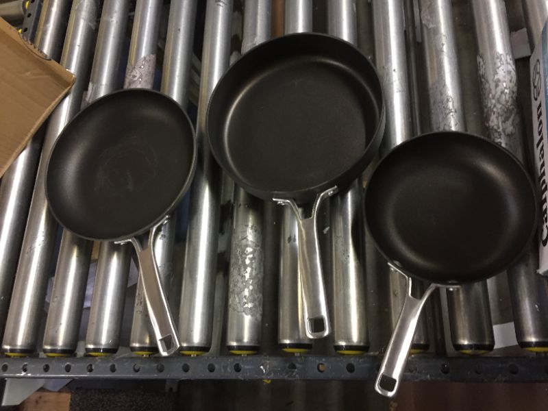 Photo 4 of Calphalon Classic Pots and Pans Set, Nonstick, MARKINGS FROM PREVIOUS USE 