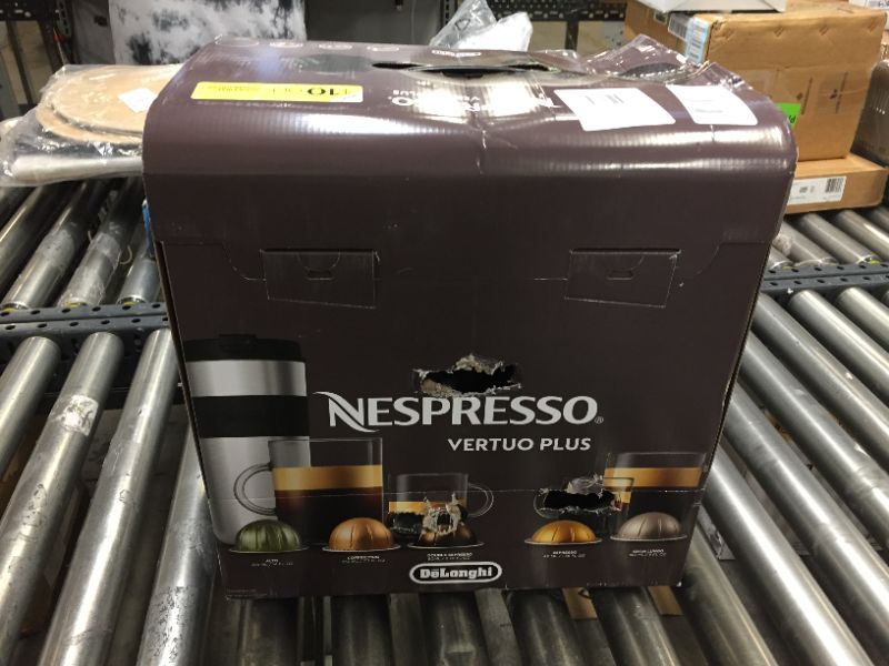 Photo 3 of  Nespresso VertuoPlus Coffee and Espresso Maker by De'Longhi, Grey

