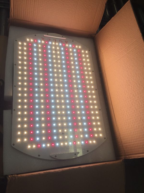 Photo 1 of AGLEX Newest K4000 LED Plant Grow Light Dimmable Sunlike Full Spectrum with 3030 LEDs & IP65 Waterproof Driver Zero Noise Grow Lamp for Hydroponic Indoor Plant Seeding Veg and Bloom