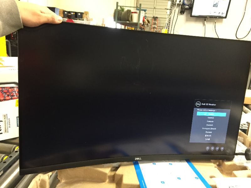 Photo 1 of Dell S3222HN 32-inch FHD 1920 x 1080 at 75Hz Curved Monitor, 1800R Curvature, 8ms Grey-to-Grey Response Time , 16.7 Million Colors