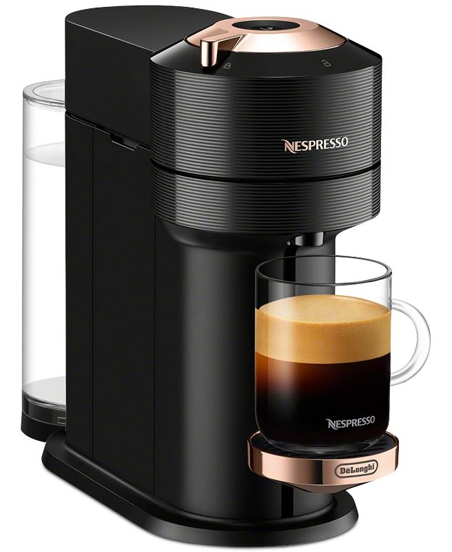 Photo 1 of Vertuo Next Premium Coffee and Espresso Maker by DeLonghi, Black Rose Gold
