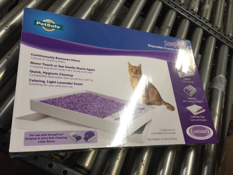 Photo 2 of PetSafe ScoopFree Lavender Scented Non-Clumping Crystal Cat Litter, 1 Count