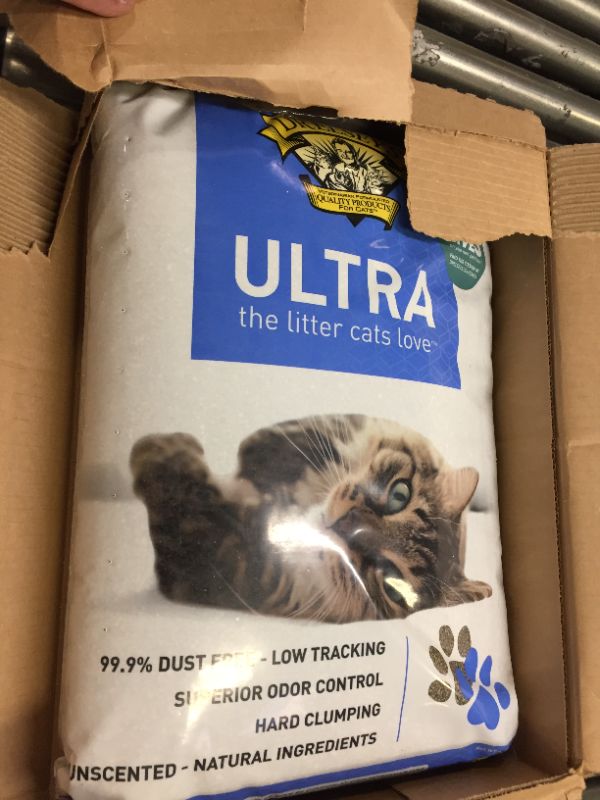 Photo 2 of Dr. Elsey's Precious Cat Ultra Unscented Clumping Clay Cat Litter, 40-lb bag, TINY CUT THAT HAS NOW BEEN SEALED