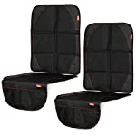 Photo 1 of  Diono Two2Go Ultra Mat, Car Seat Protector, Black (2-Pack)