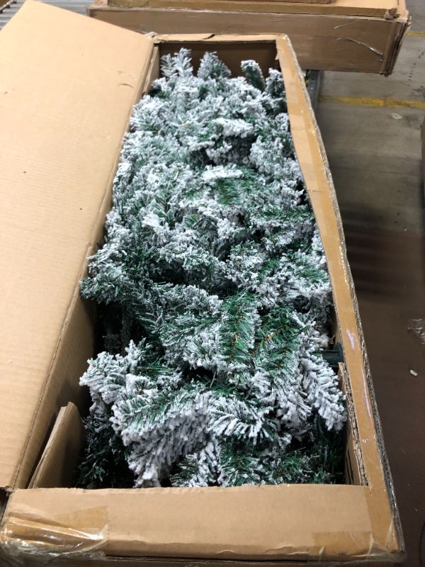 Photo 1 of 9ft Unlit Slim Fir Artificial Christmas Tree  

