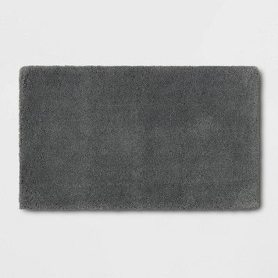 Photo 1 of 24"x40" Bath Rug Dark Gray- Threshold Signature