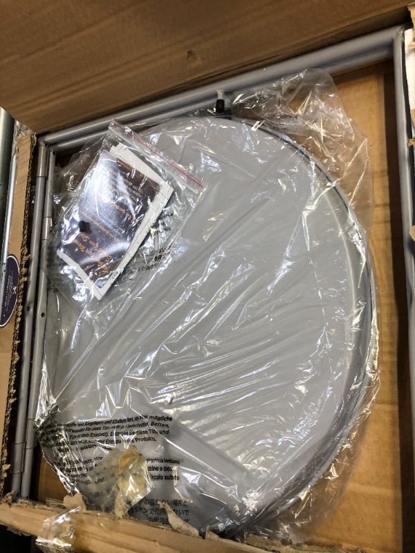 Photo 1 of Amazon Basics Round Storage End Table, Side Table
